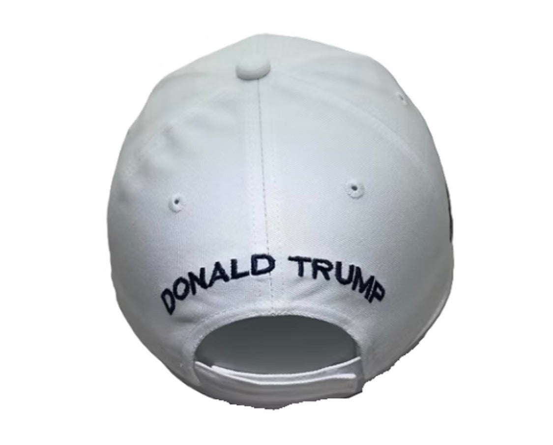 USA 45/47 Embroidered Patriotic Cap – White