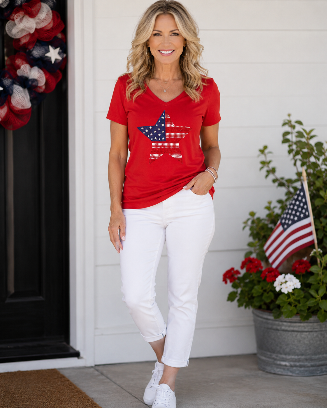 Red American Bling T-Shirt